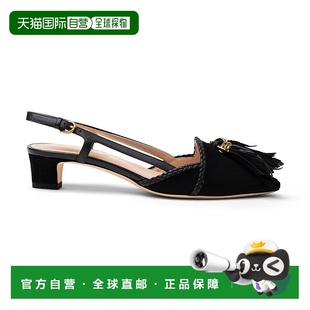 自营Tod's Cuoio T35皮革凉鞋-黑色 美国奥莱直发拖鞋