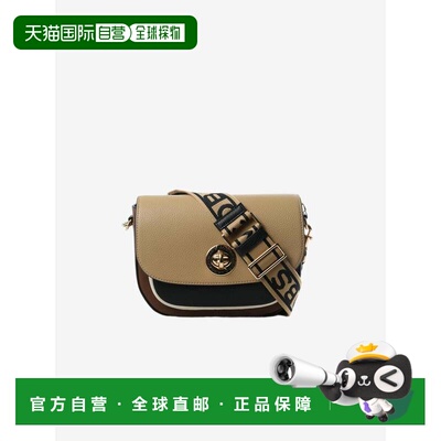 美国直邮MARC JACOBS-女款Cb Signet Turnlock马鞍包斜挎包手提包