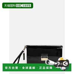 自营guessElise Clutch - black snakeskin 美国奥莱直发斜挎包