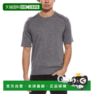 Seam 美国奥莱直 自营Helmut Contrast Shirt grey Lang Wool