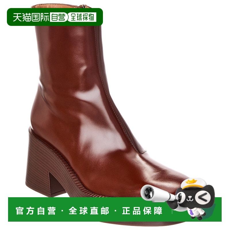 自营 tod'sTOD的Gomma皮革平台靴-红色 美国奥莱直发