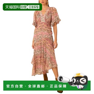 粉红色 自营 Izabella连衣裙 Bob 美国奥莱直发 Hale