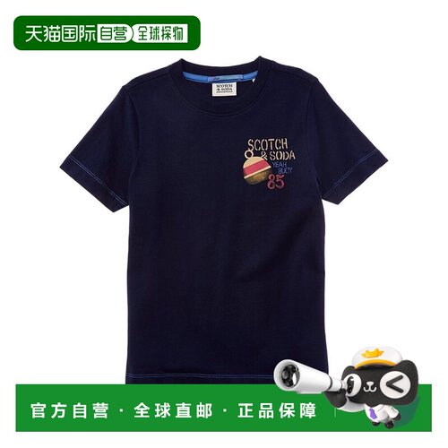 自营Scotch & Soda Regular-Fit T-Shirt - blue 美国奥莱直发