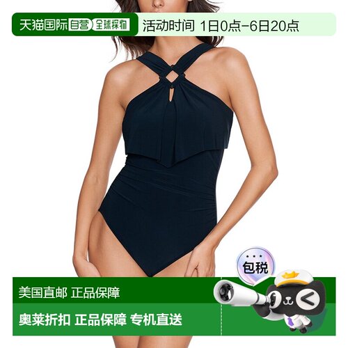 自营Magicsuit Square Cut Liza One-Piece - black 美国奥莱直发