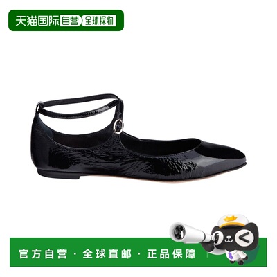 自营AGL Softy Ballet Leather Ballet - black 美国奥莱直发