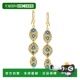 Simons Twisted Italian Blue 自营Ross Floral Tonal Enamel Dro