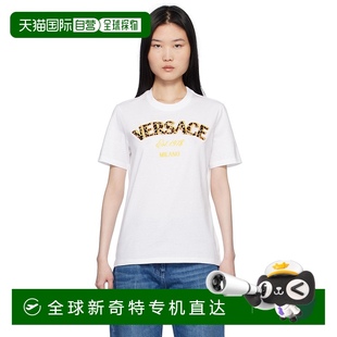 Versace 女士 香港直邮潮奢 范思哲 10174831A12526针织 短袖 T恤