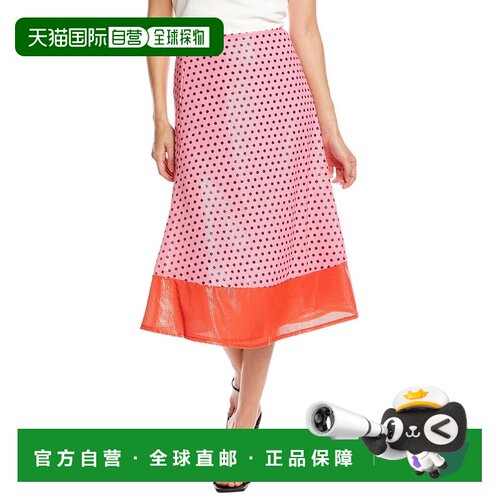 自营 Olivia Rubin Penelope A 字裙 - 粉色 美国奥莱直发半身裙