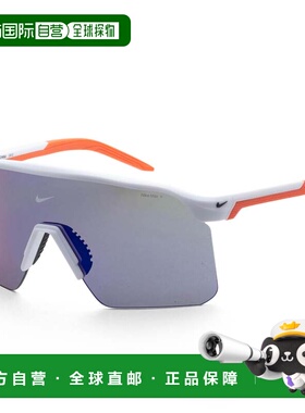 自营Nike Men's 61 mm White Sunglasses - orange 美国奥莱直发