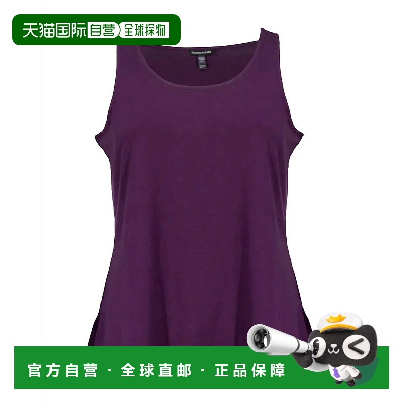 自营eileen fisherWomen's Tank Top In Blackberry - blackberry