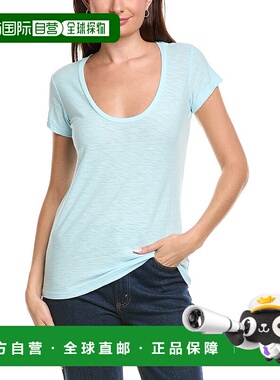 自营James Perse Slub T恤-粉红色 美国奥莱直发