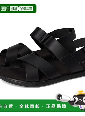 1h可退 香港直邮潮奢 ecco 爱步 女士 Samara 凉鞋 black黑色 舒