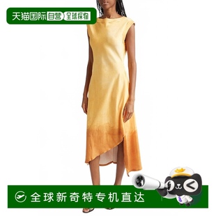 jason 马鞍连衣裙 自营 wu烟熏帆布不对称万寿菊 美 万寿菊 马鞍