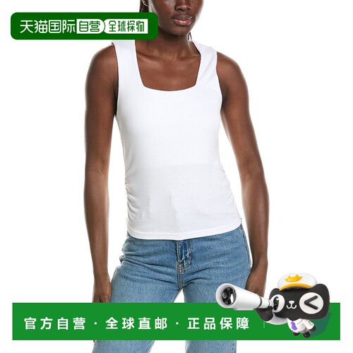 自营Michael Stars Maribel方领背心-白色 美国奥莱直发