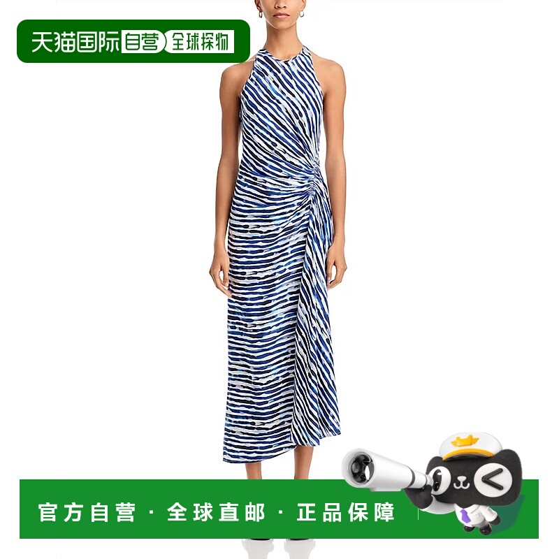 自营a.l.c.Ruby Dress In Navy Stripe - navy stripe 美国奥莱直