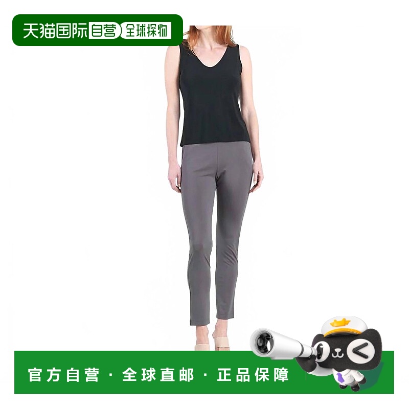 自营clara sunwooV To Round Knit Tank Top In Black 美国奥莱直