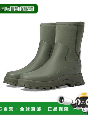 自营 Hunter City Explorer WFS2238NRE-LIN女式绿色脚踝雨靴JOBB