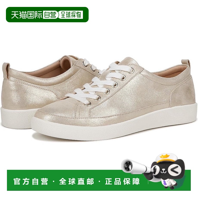 自营 Vionic Winny H7773L5-700女式运动鞋美国6金金属皮鞋ZPO325