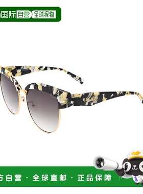 自营Escada Women's 58 mm Black Sunglasses - black beige patt