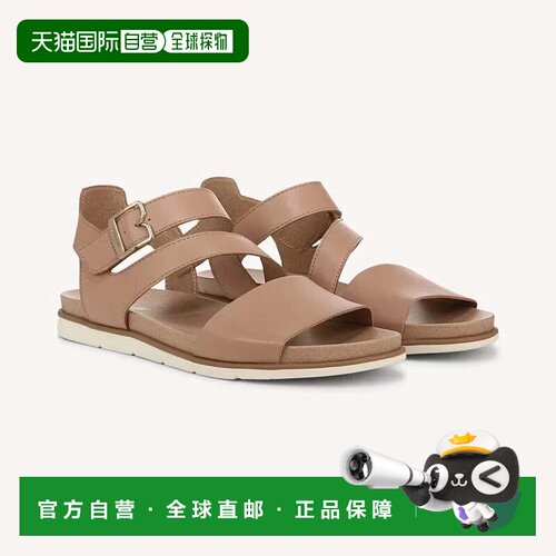 自营Dr. Scholl's Nicely Fun绑带女士灰褐色人造皮革凉鞋RHS9124