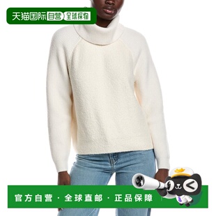 自营525 America Mckenzie Mixed Media Removable Collar Sweate