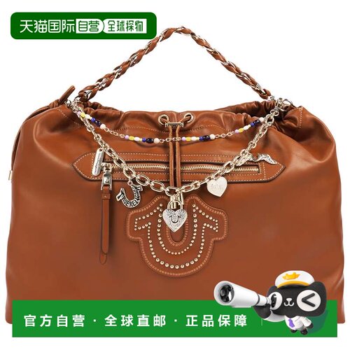 自营True Religion Vintage Chain Soft Hobo Bag - navy 美国奥