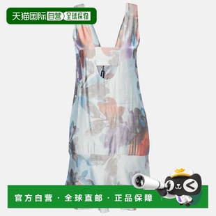 自营Emporio Armani Multicolor Printed Sleeveless Mini Dress