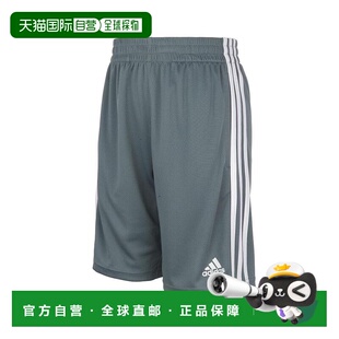 1h可退 【美国直邮】Adidas阿迪达斯儿童运动裤短裤宽松抽绳休闲