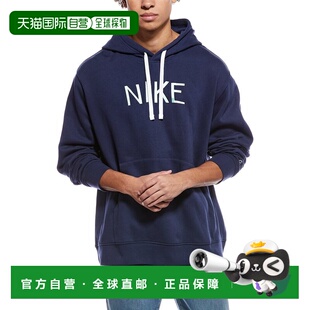 自营Nike New Pullover Hoodie - blue 美国奥莱直发耐克