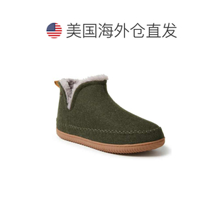 自营Dearfoams Men's Brixen Energy Return Bootie Slipper - lo