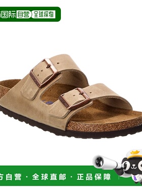 自营Birkenstock Arizona Narrow Soft Footbed Leather Sandal,