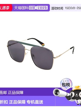 自营 polaroid宝丽来女式59毫米金绿色太阳镜-金绿色 美国奥莱直