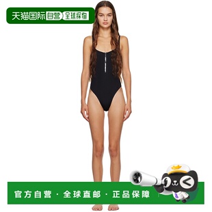 white 女士 黑色 1h可退 Costume Off Zip 连体泳衣 香港直邮潮奢