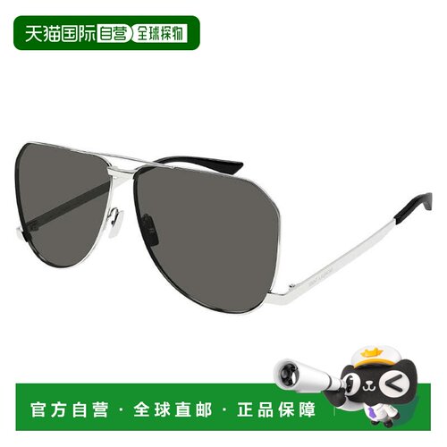 自营saint laurentSL 690灰尘002银色/灰色-银色 美国奥莱直发
