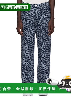 1h可退 香港直邮潮奢 kenzo 高田贤三 男士 蓝色 Paris Monkey Fi