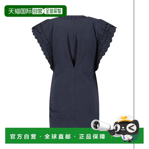 自营isabel marant etoileFaded Black Mini Orlane Dress - blac
