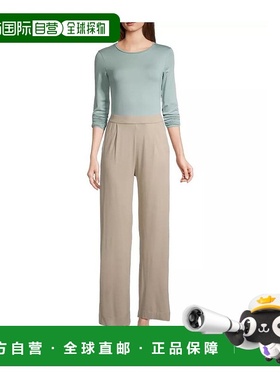 【美国直邮】majestic filatures 女士 上装T恤长袖上衣经典下摆