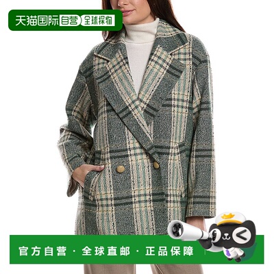 自营lafayette 148 new yorkLafayette 148纽约双排扣羊毛混纺汽-