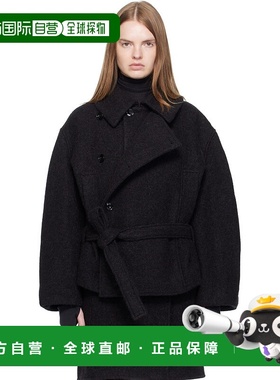 1h可退 香港直邮潮奢 Lemaire 女士 黑色 Short Asymmetrical Bat