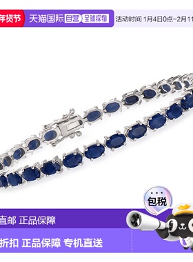 自营Ross-Simons Sapphire Tennis Bracelet in Sterling Silver