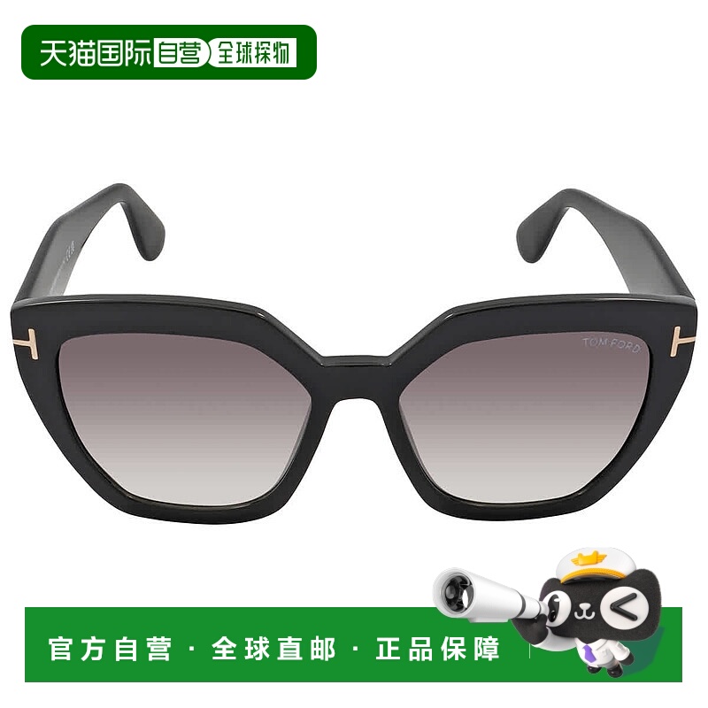 自营Tom Ford Phoebe Grey Butterfly Ladies Sunglasses FT0939