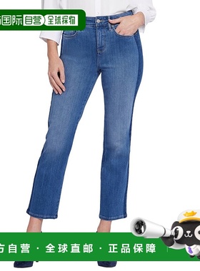 自营NYDJ Marilyn Azurewave Ankle Crop Jean - blue 美国奥莱直