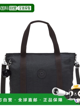 自营Kipling Asseni Tote Bag - BLACK NOIR 托特包美国奥莱直发