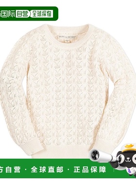 自营 hope & henryHope&Henry Pointelle白色毛衣 美国奥莱直发