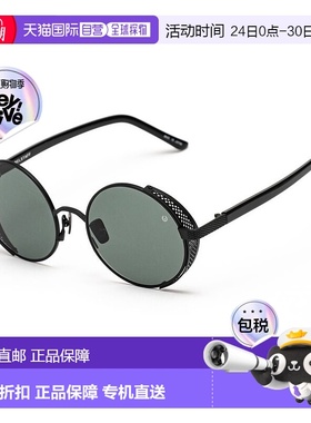 自营 Belstaff 不锈钢女士太阳镜 - 黑色 美国奥莱直发