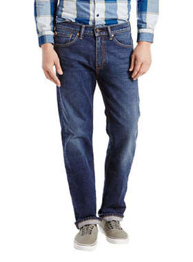 自营Men's Levi's 505 Jeans  Blue Dark Wash Stretch Regular F
