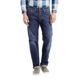 自营Men Levi Blue 505 Dark Jeans Stretch Regular Wash
