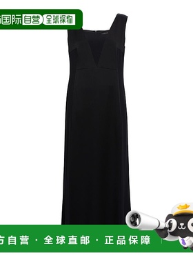 自营marina rinaldi住宅 - 黑色 美国奥莱直发新款连衣裙