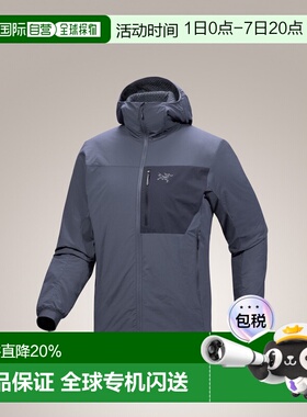 加拿大直邮始祖鸟PROTON SL男款户外运动轻量透气连帽棉服外套