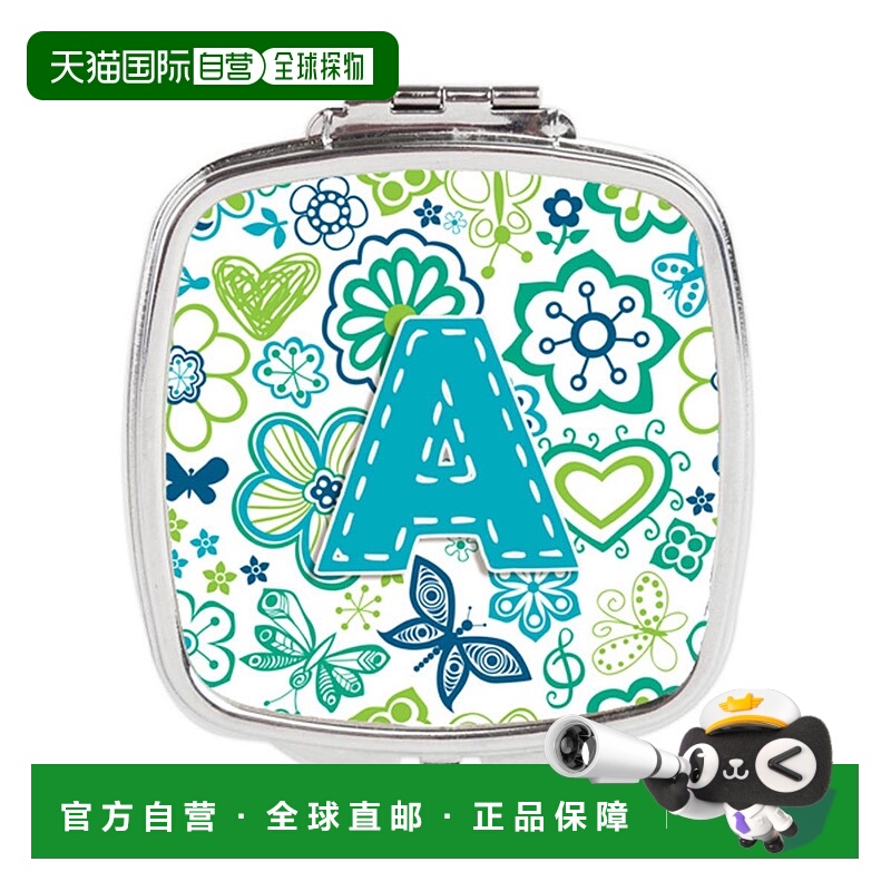 自营 Carolines Treasures CJ2006-ASCM Letter a Flowers &正品